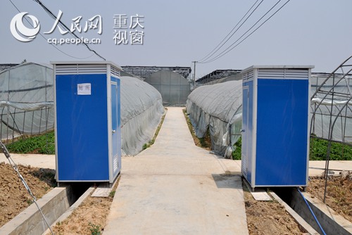 潼南:新型环保移动厕所亮相太安现代农业示范