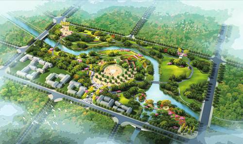 合川:300亩生态公园正式启动建设