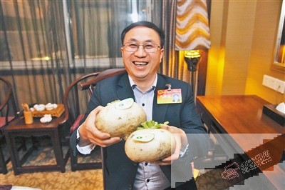 王天明:装两个萝卜建言扶持农产品