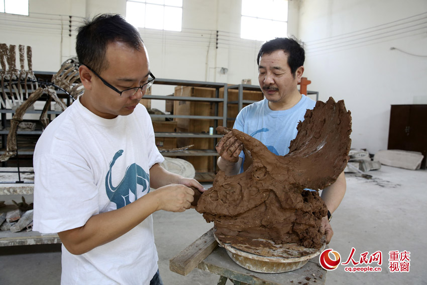 探秘恐龙美容师 巧手慢工让古生物重生