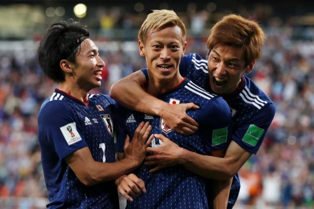 日本队两度落后两度扳平 日本2:2塞内加尔