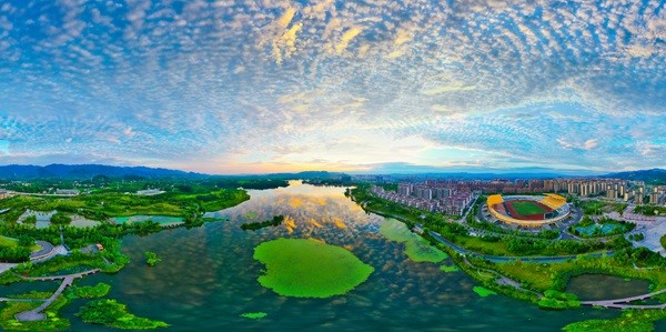重庆梁平：一块湿地绘就城市发展生态底色
