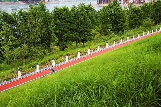 花溪河湿地公园。重庆市住房城乡建委供图