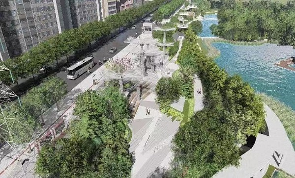 花卉园片区城市有机更新项目效果图。重庆市住建委供图
