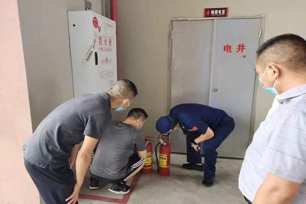 檢查現場。秀山縣消防救援大隊供圖