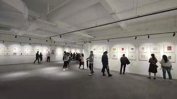 展览现场。重庆市美术家协会供图