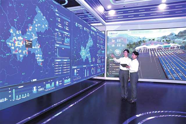 新建成的重庆高速云大数据中心