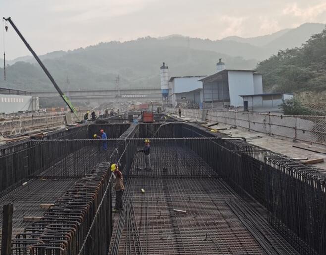 陶家隧道项目施工现场。重庆城投建设公司供图