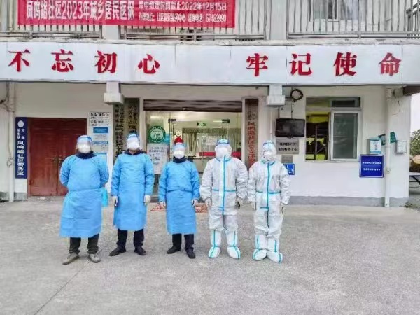 众志成城抗击疫情。双凤桥街道供图