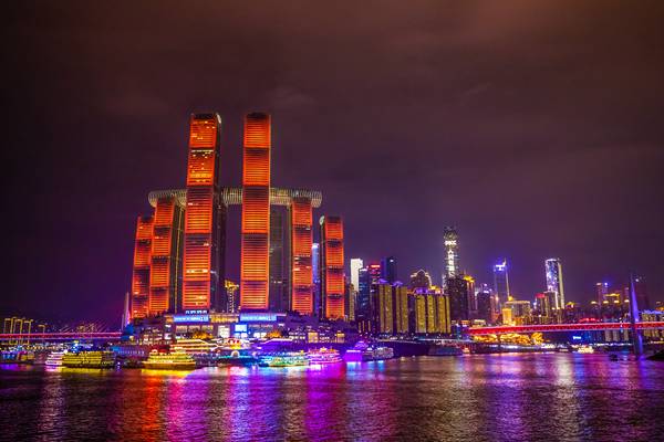 迷人夜景。渝中区委宣传部供图