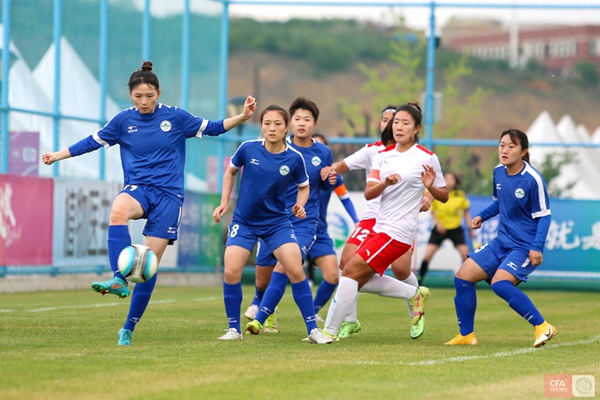 重庆女足冲超成功。重庆市体育局供图