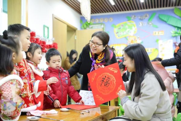 新年课程迎新春。重庆市渝中区巴蜀幼儿园供图