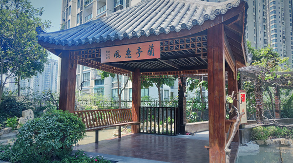 校园一角。大渡口区育才小学供图