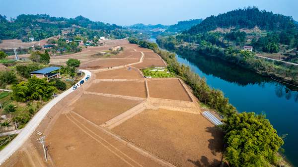 少云镇老君村土地整治后。受访单位供图