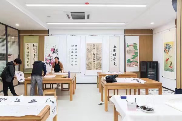老干部活动中心启动。江北区委宣传部供图