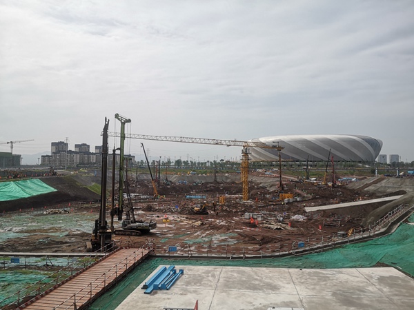項目現場。中建八局供圖