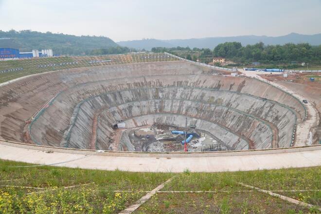 金剛沱泵站施工現場。重慶市水投集團供圖