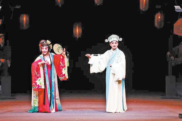 《李亚仙》剧照。(重庆市川剧院供图)