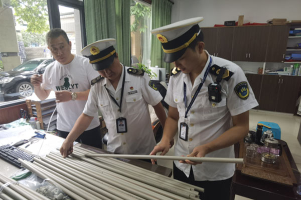 檢查現場。江津區衛生健康綜合行政執法支隊供圖