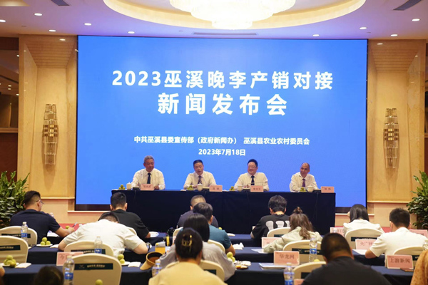 发布会现场。巫溪县融媒体中心供图
