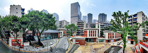 九龍坡區民主村社區。九龍城市更新公司供圖