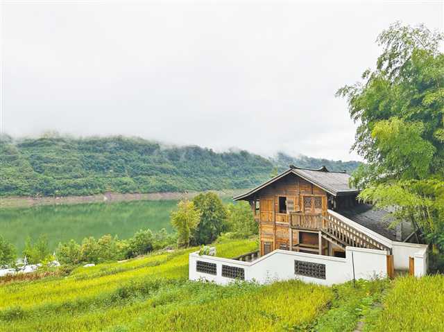9月20日，依山傍水的長沙村濱湖露營基地。記者 羅靜雯 攝/視覺重慶