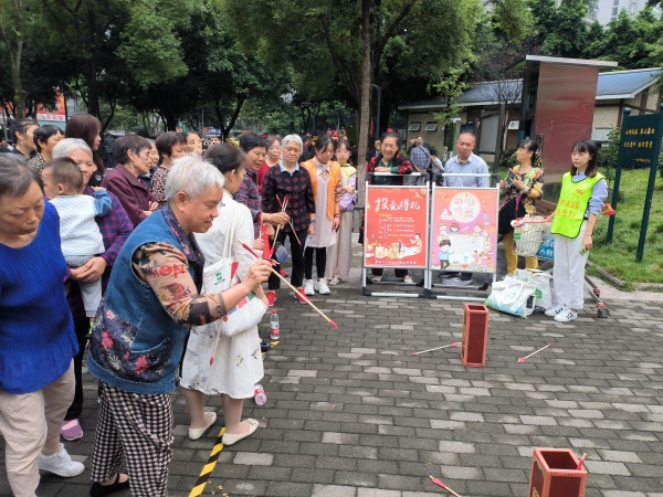 活動現場。銀樺路社區供圖