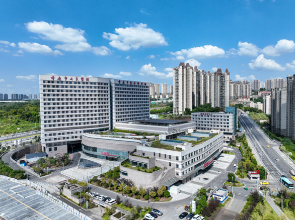航拍的重庆市人民医院两江院本部。（资料图）王加喜摄