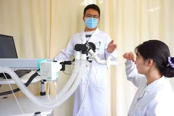 肺功能檢測培訓。重慶醫科大學附屬第三醫院供圖