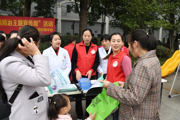 活動現場。璧山區婦幼保健院供圖