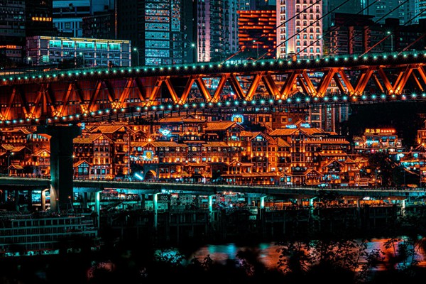 重庆夜景。 重庆新闻旅游集团供图