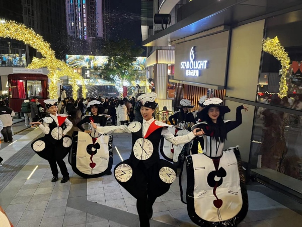 現場精彩的文藝演出。蔣海濤攝