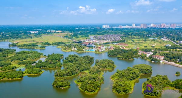 龍水湖美景。大足區委宣傳部供圖