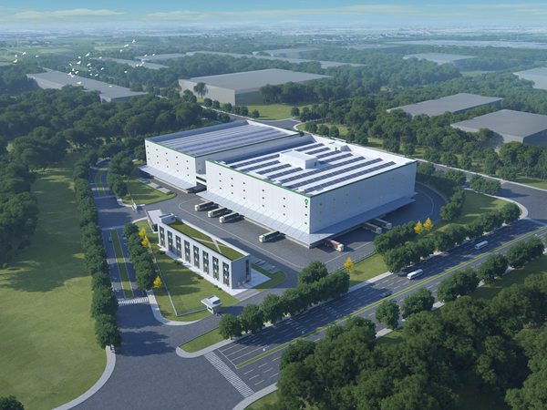 重庆医药进口分销物流综合基地项目设计图。国际物流枢纽公司供图