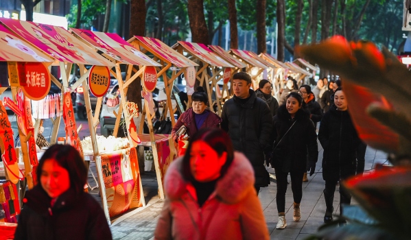 年货集市。九龙意库供图
