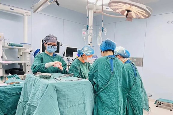 手术现场。重庆松山医院供图
