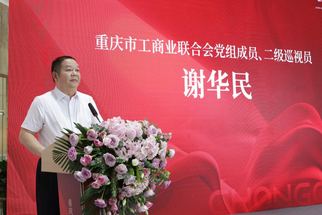 市工商联党组成员、二级巡视员谢华民讲话