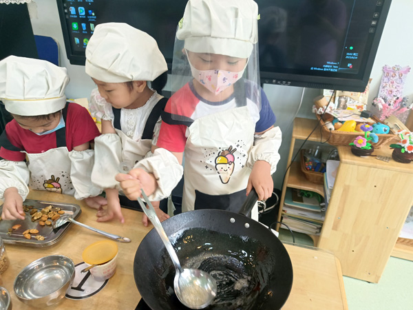 班本项目课程。东城幼儿园供图