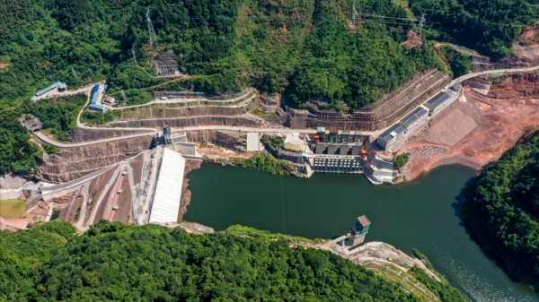 國網新源重慶蟠龍抽水蓄能電站下水庫。綦江供電公司供圖