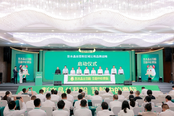 彭水晶絲苕粉品牌戰略發布啟動。彭水縣委宣傳部供圖