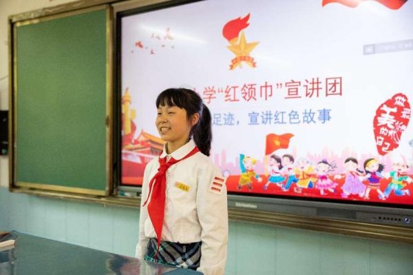 宣讲红色故事。永川区红河小学校供图