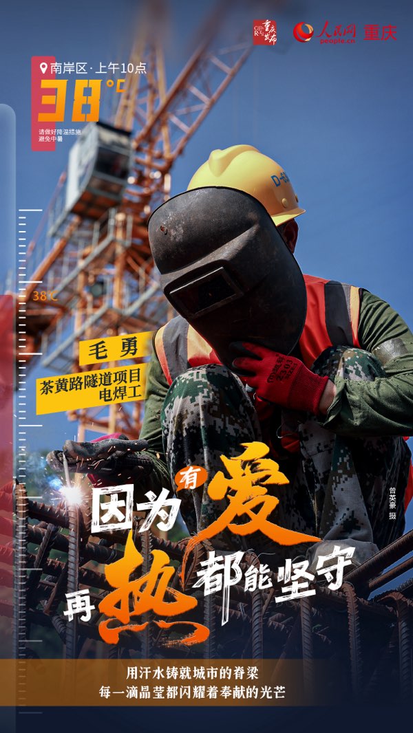 電焊工毛勇。曾英豪攝