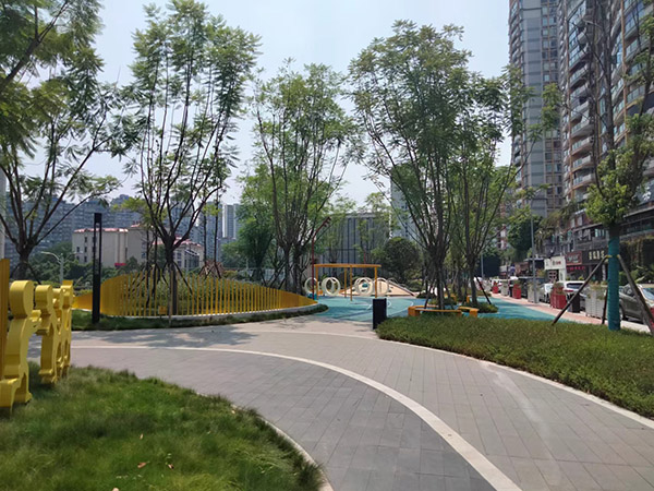 耍壩公園。渝北區建管中心供圖