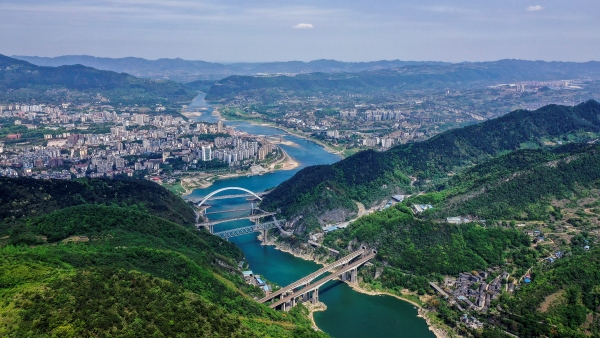 八桥叠翠。北碚区委宣传部供图