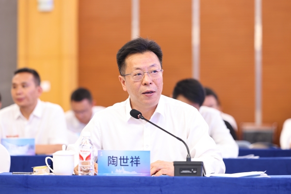 江北区委副书记、区长陶世祥在会上致辞。江北区委宣传部供图