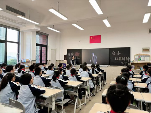 活動現場。南岸區香溪小學校供圖