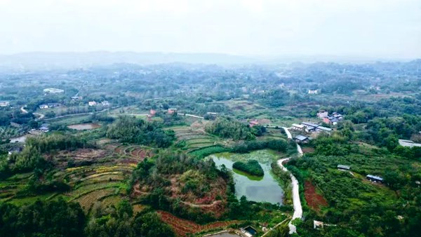 美麗新農村。璧山區委宣傳部供圖