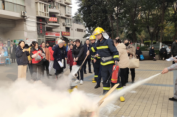 演练活动现场。任峰摄