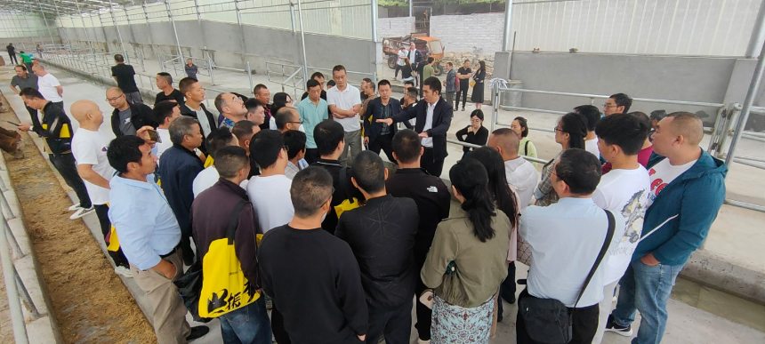 張林蔥進行經驗分享。受訪者供圖
