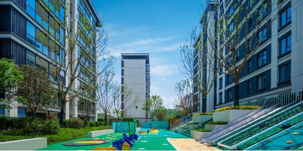 朗诗熙樾府实体示范区。朗诗地产供图